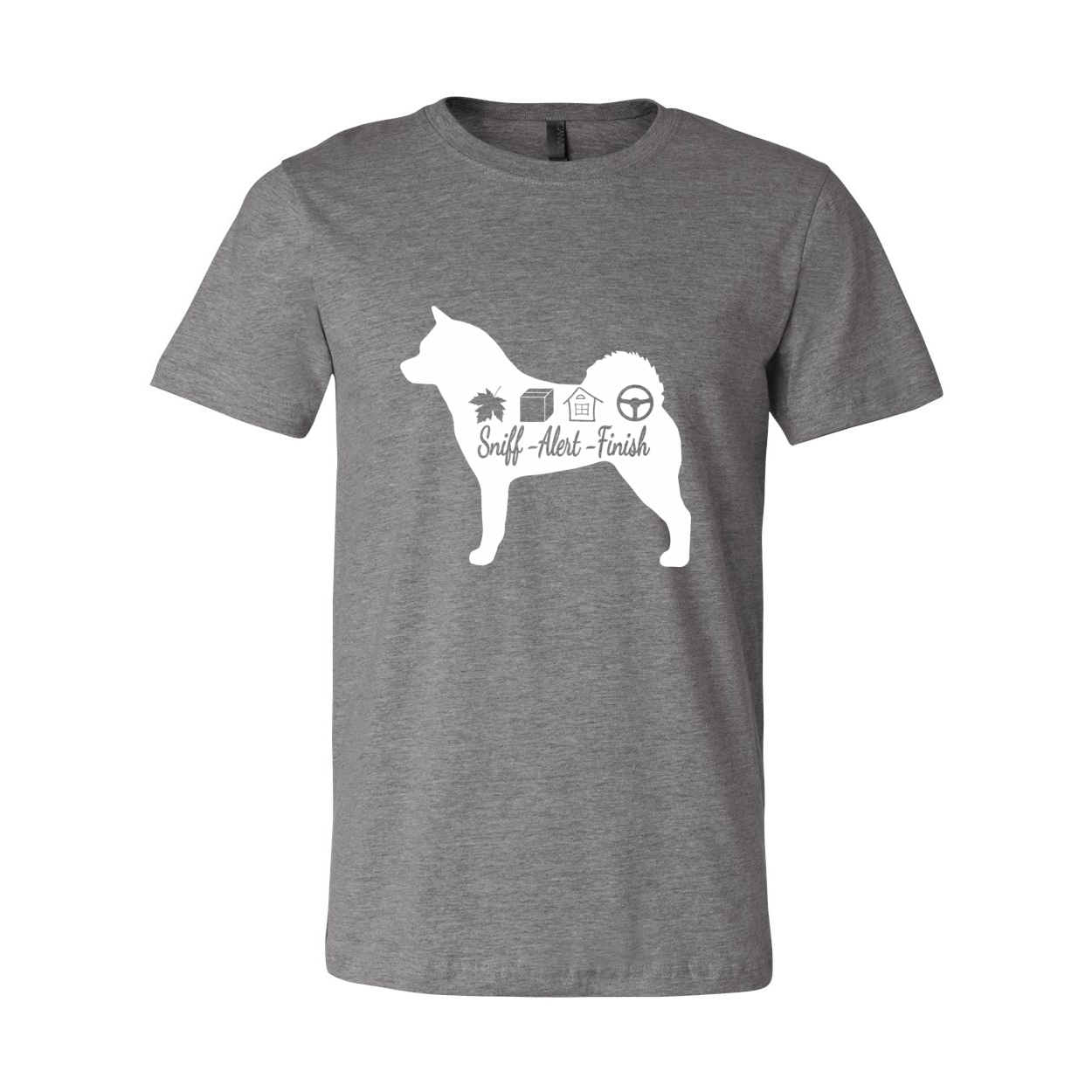 Akita Scent Sniff Unisex SS Jersey Tee - WagALotBowWow