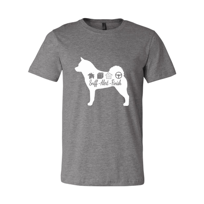 Akita Scent Sniff Unisex SS Jersey Tee - WagALotBowWow