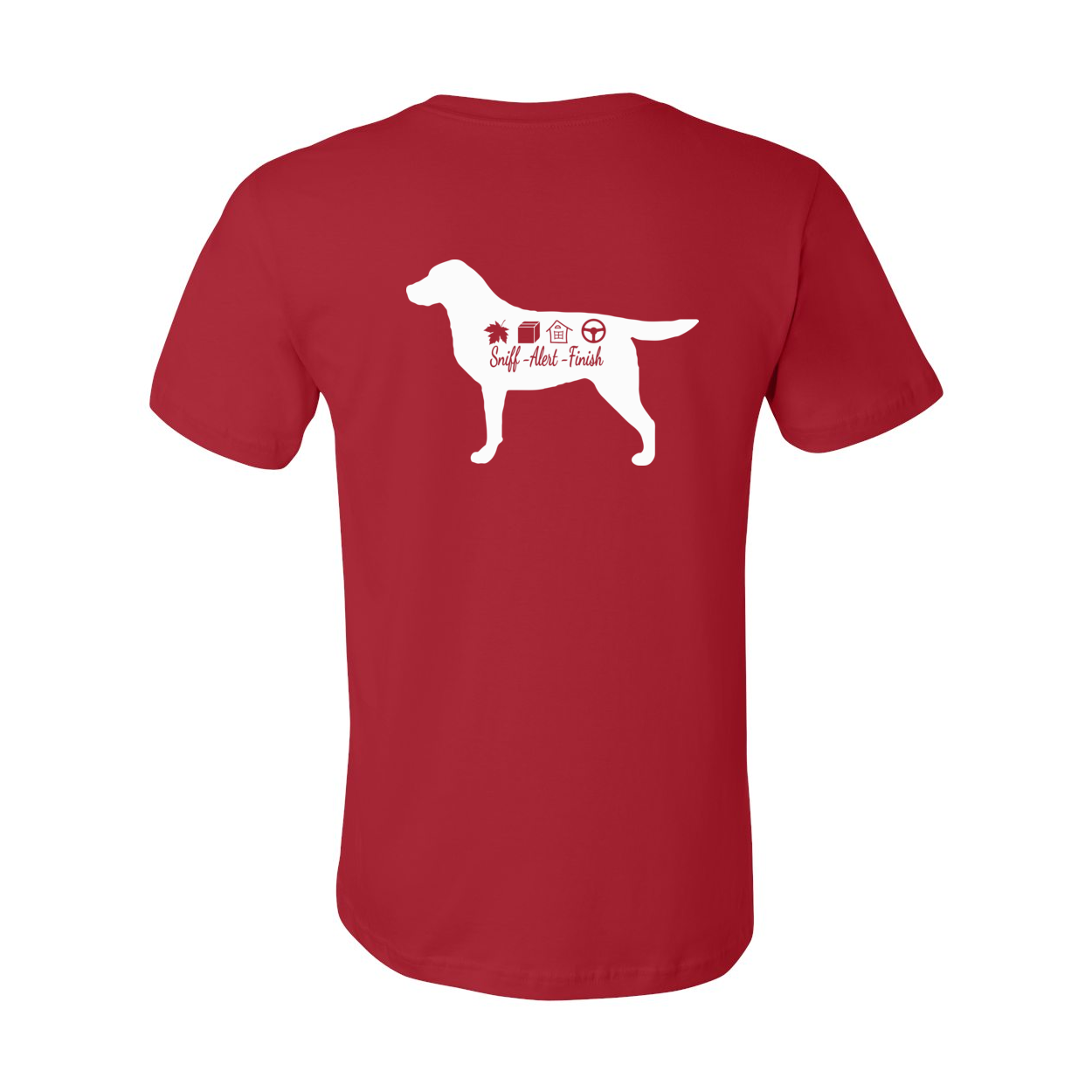 Labrador Scent F/B Unisex SS Jersey Tee - WagALotBowWow
