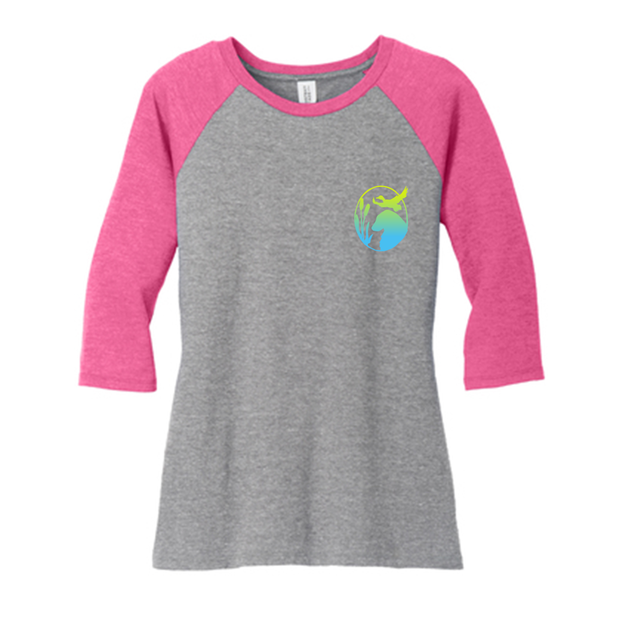 Flatty Life 3/4-Sleeve Raglan - WagALotBowWow