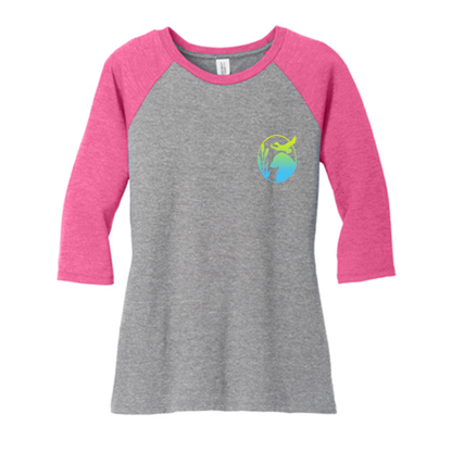 Flatty Life 3/4-Sleeve Raglan - WagALotBowWow