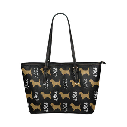 PBGV Leather Tote - WagALotBowWow