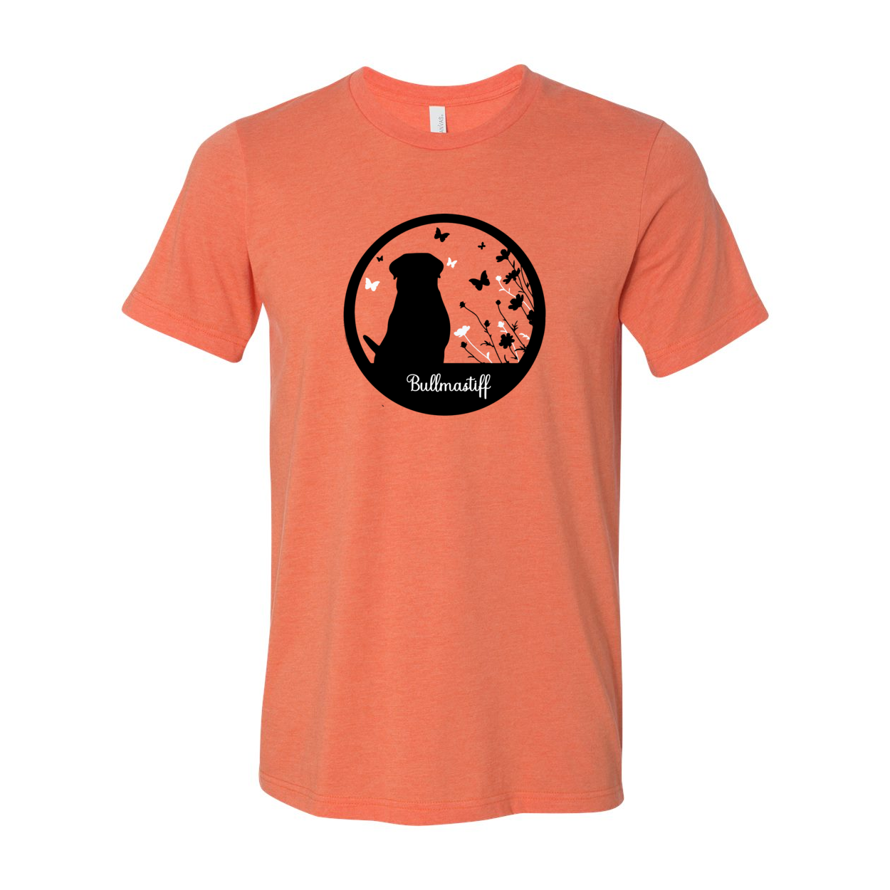 Bullmastiff Flowers Unisex SS 2XL,3XL,4XL - WagALotBowWow