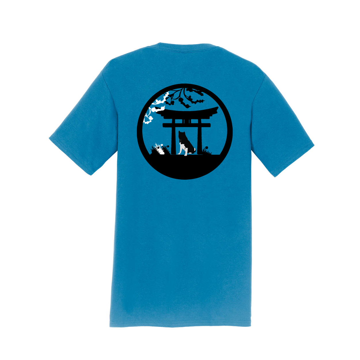 Akita Tree & Gate SS - WagALotBowWow