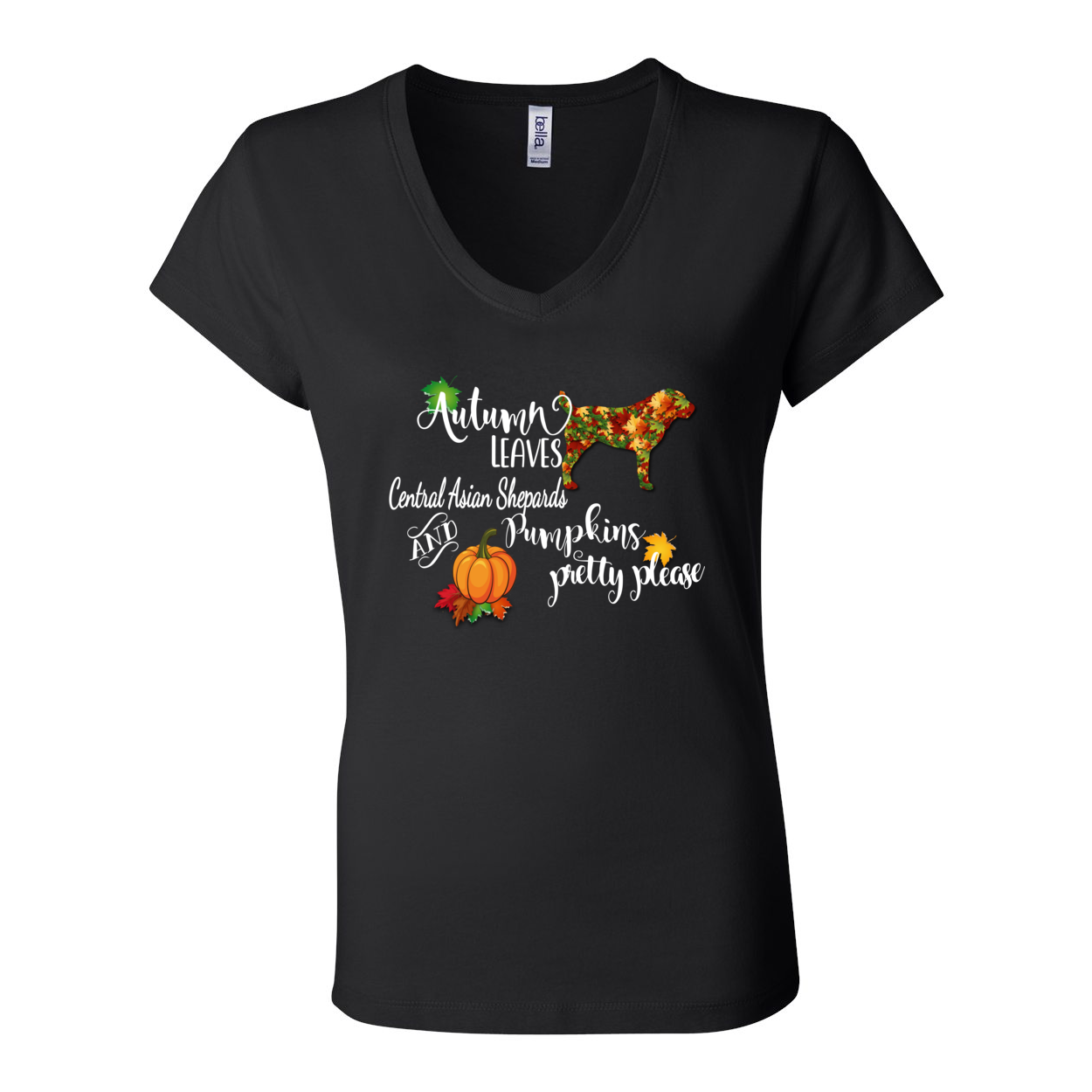 CAS Autumn Short Sleeve Jersey V-Neck Tee - WagALotBowWow