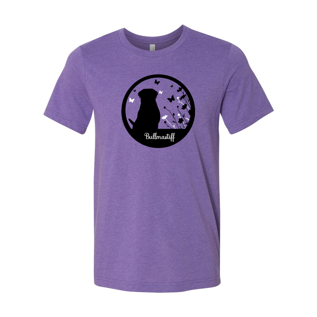 Bullmastiff Flowers Unisex SS S,M,L,XL - WagALotBowWow