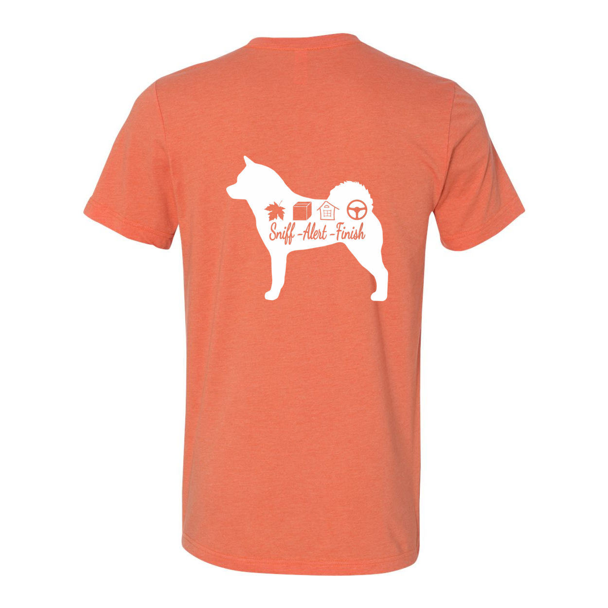 Akita Scent Sniff F/B Unisex SS Jersey Tee - WagALotBowWow