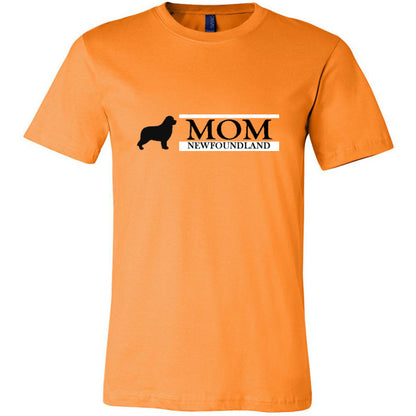 Newfoundland Mom Black Unisex Short Sleeve Jersey Tee - WagALotBowWow