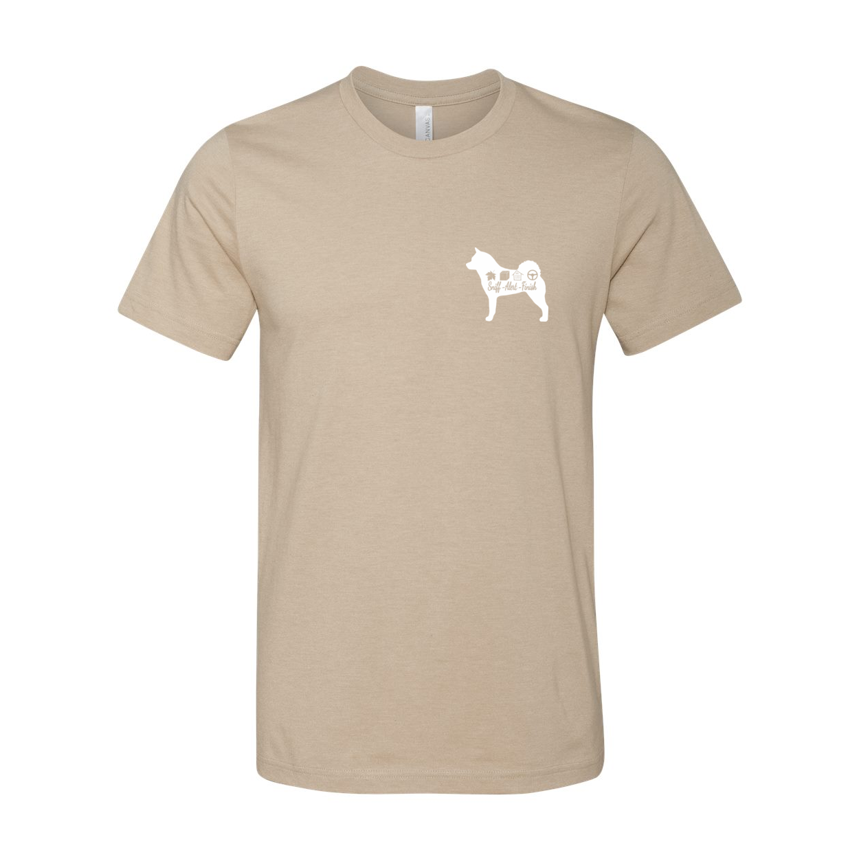 Akita Scent Sniff F/B Unisex SS Jersey Tee - WagALotBowWow