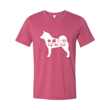 Akita Scent Sniff Unisex SS Jersey Tee - WagALotBowWow
