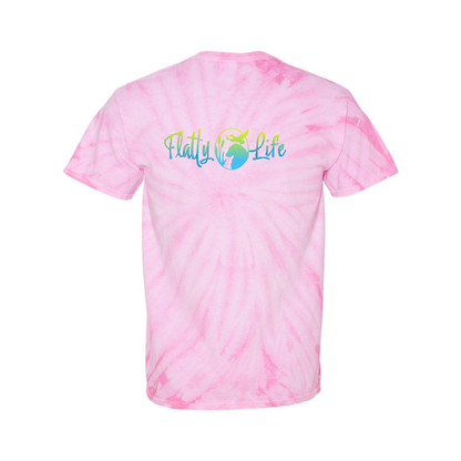 Flatty Life Front/Back Pinwheel SS T-Shirt - WagALotBowWow