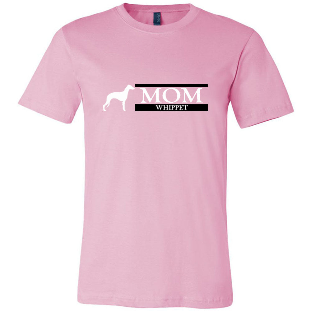 Whippet Mom White Unisex Short Sleeve Jersey Tee - WagALotBowWow
