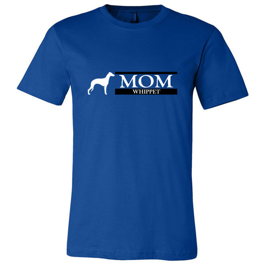 Whippet Mom White Unisex Short Sleeve Jersey Tee - WagALotBowWow