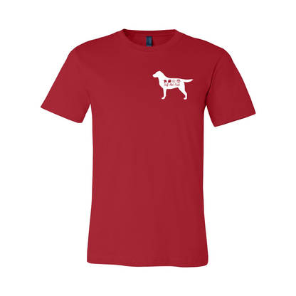 Labrador Scent F/B Unisex SS Jersey Tee - WagALotBowWow
