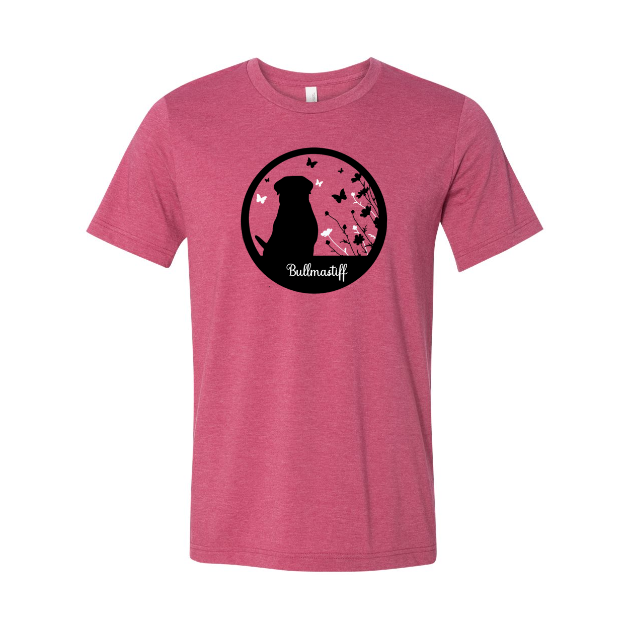 Bullmastiff Flowers Unisex SS S,M,L,XL - WagALotBowWow