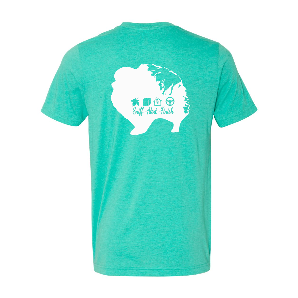 Pomeranian Scent F/B Unisex SS Jersey Tee - WagALotBowWow