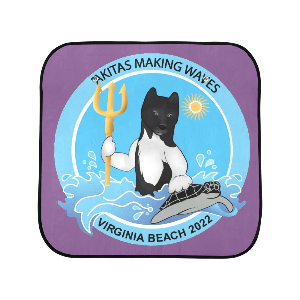 VA Beach Making Waves Car Shade (2 pieces) - WagALotBowWow