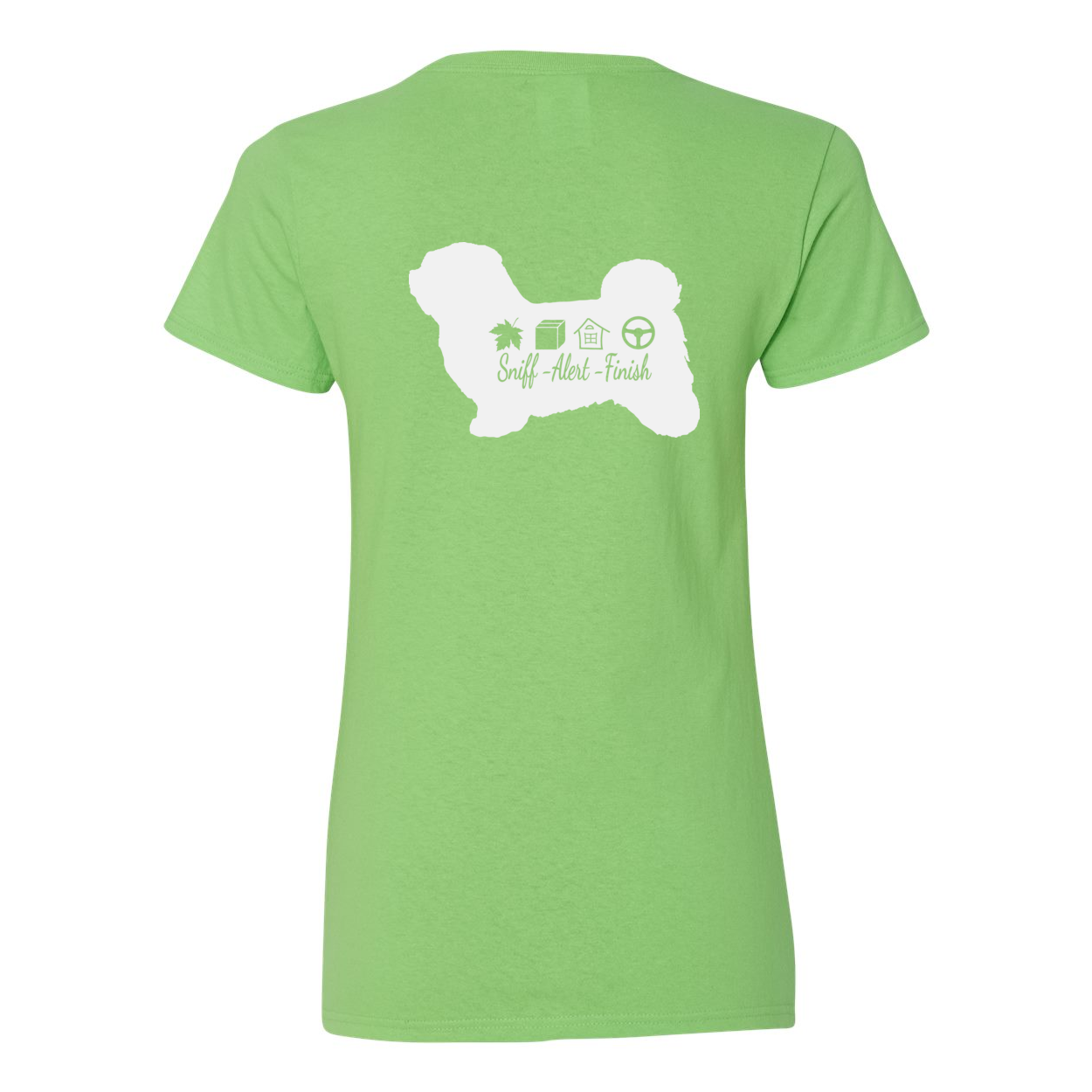 Havanese Scent F/B Women's V-Neck T-Shirt - WagALotBowWow