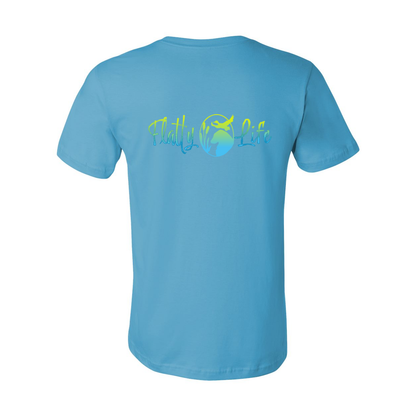 Flatty Life Front/Back Unisex SS Jersey Tee - WagALotBowWow