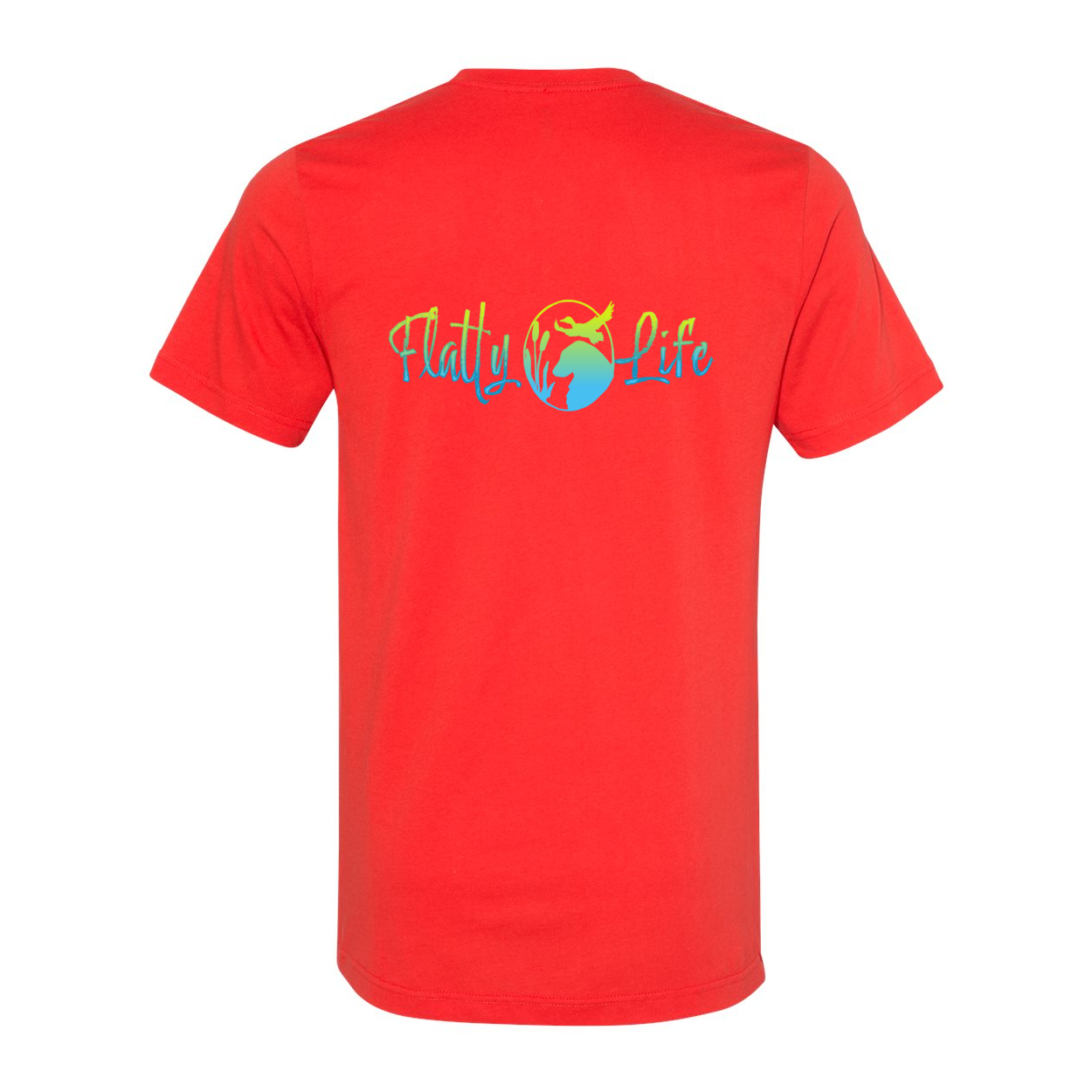 Flatty Life Front/Back Unisex SS Jersey Tee - WagALotBowWow