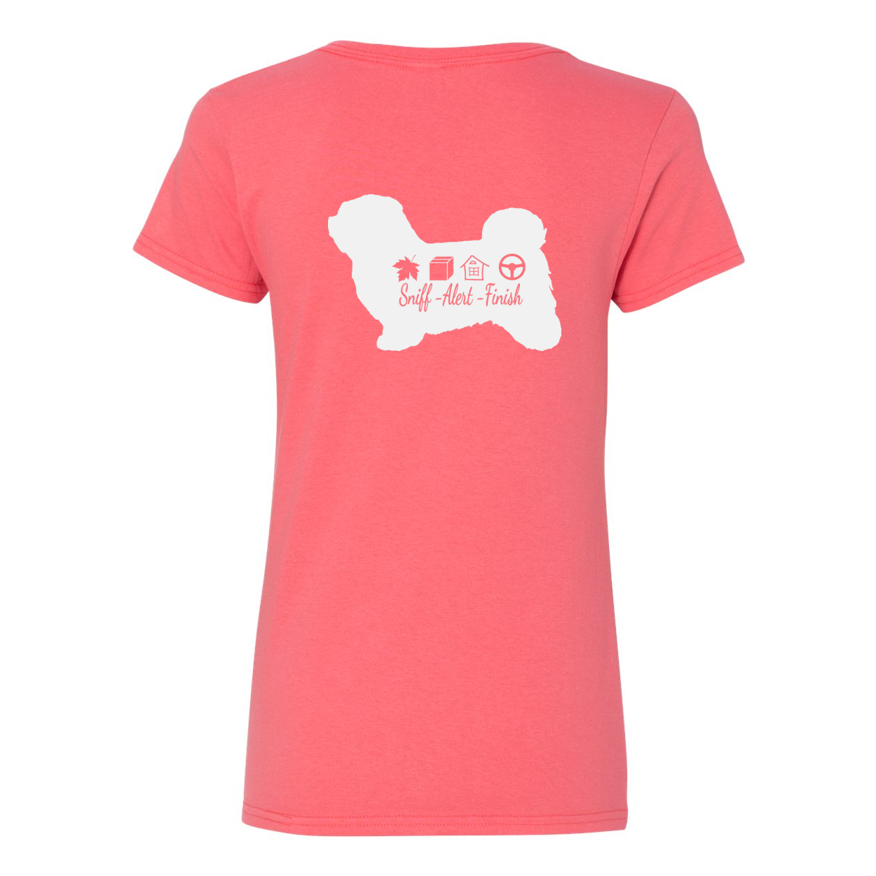 Havanese Scent F/B Women's V-Neck T-Shirt - WagALotBowWow