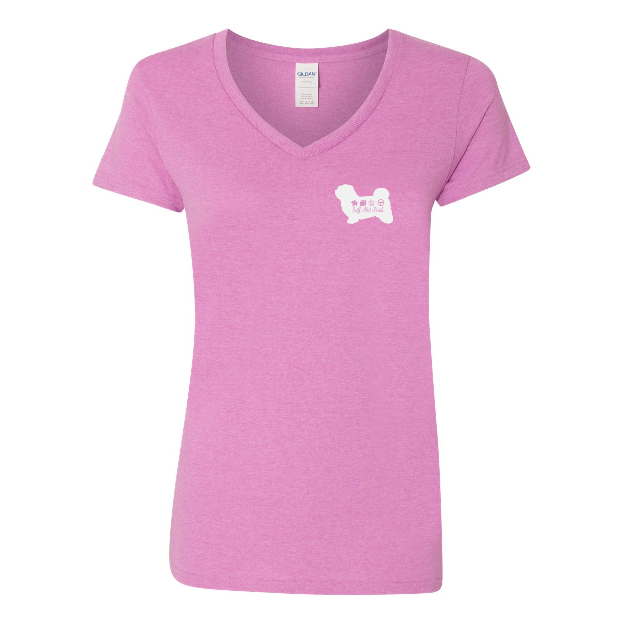 Havanese Scent F/B Women's V-Neck T-Shirt - WagALotBowWow