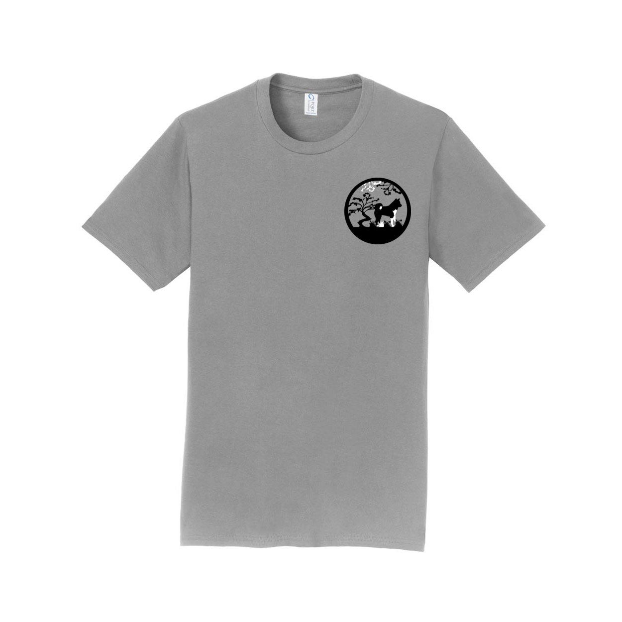 Akita Tree & Gate SS - WagALotBowWow