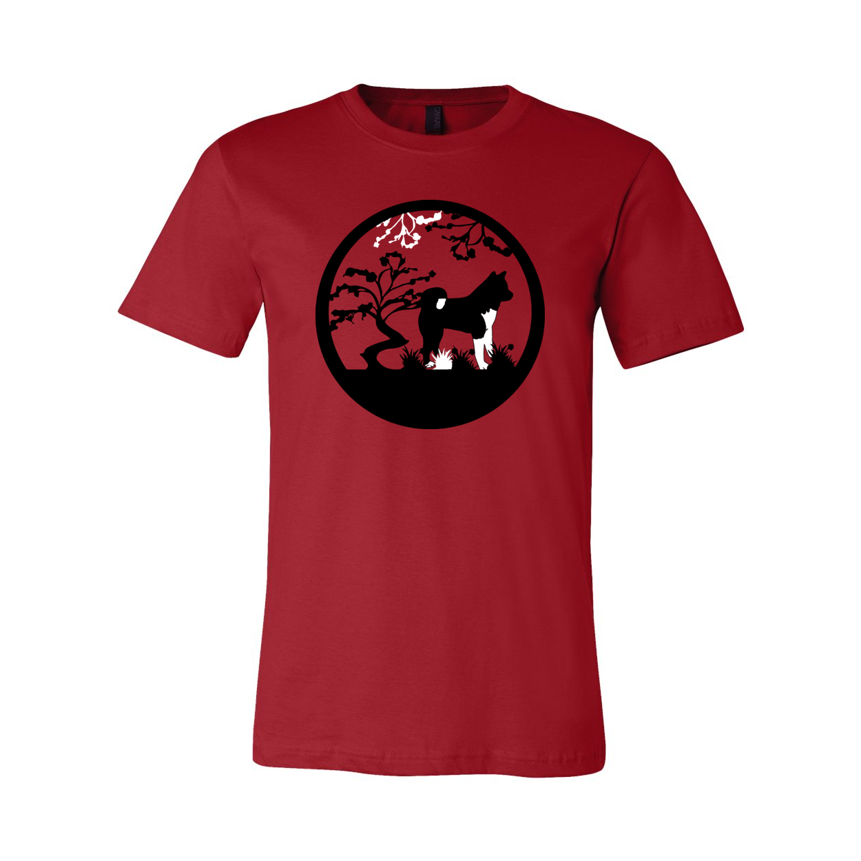 Akita Tree Short Sleeve - WagALotBowWow