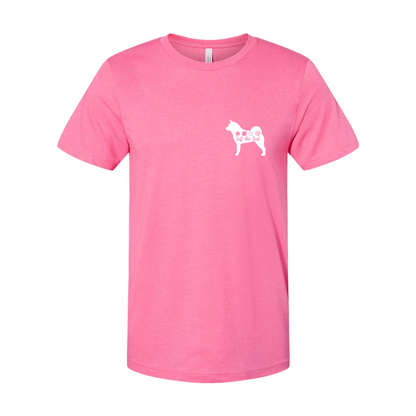 Akita Scent Sniff F/B Unisex SS Jersey Tee - WagALotBowWow