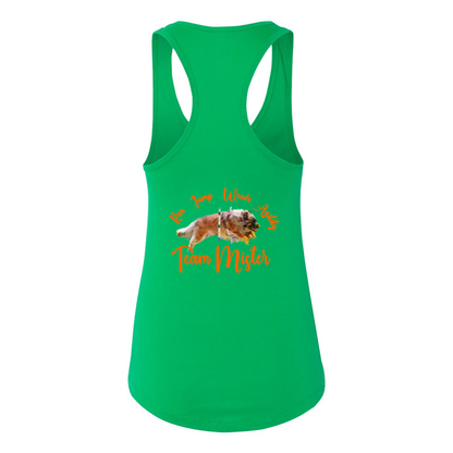 Orlando shirt2 Women's Ideal Racerback Tank - WagALotBowWow