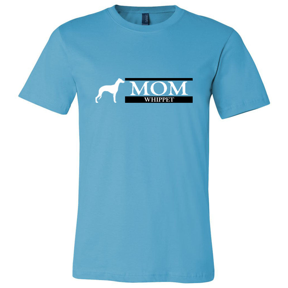 Whippet Mom White Unisex Short Sleeve Jersey Tee - WagALotBowWow