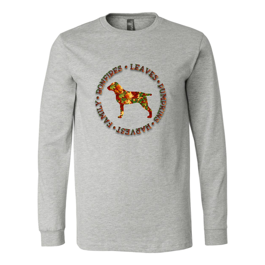 Fall Bracco Italiano Long Sleeve Jersey Tee - WagALotBowWow
