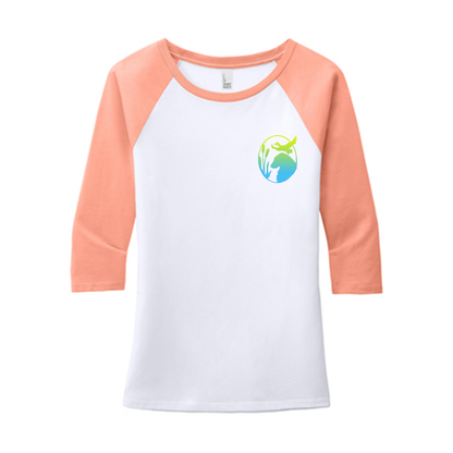 Flatty Life 3/4-Sleeve Raglan - WagALotBowWow