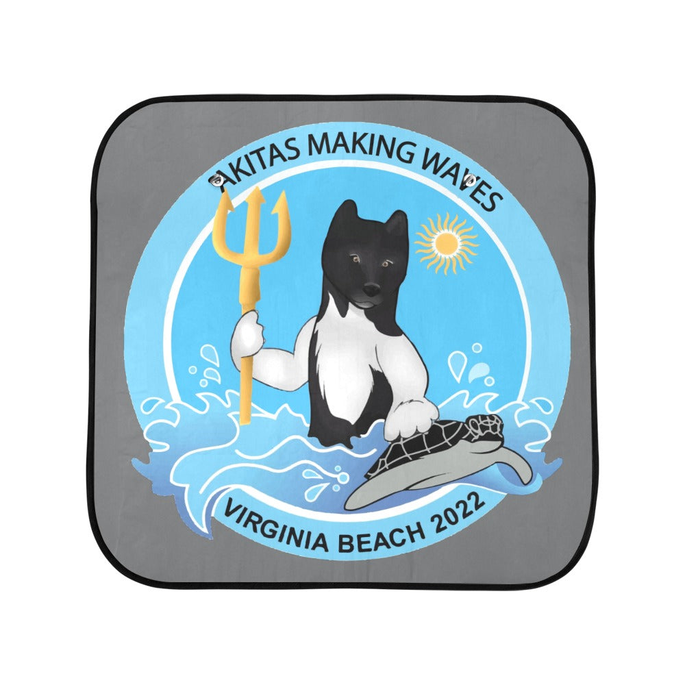 VA Beach Making Waves Car Shade (2 pieces) - WagALotBowWow