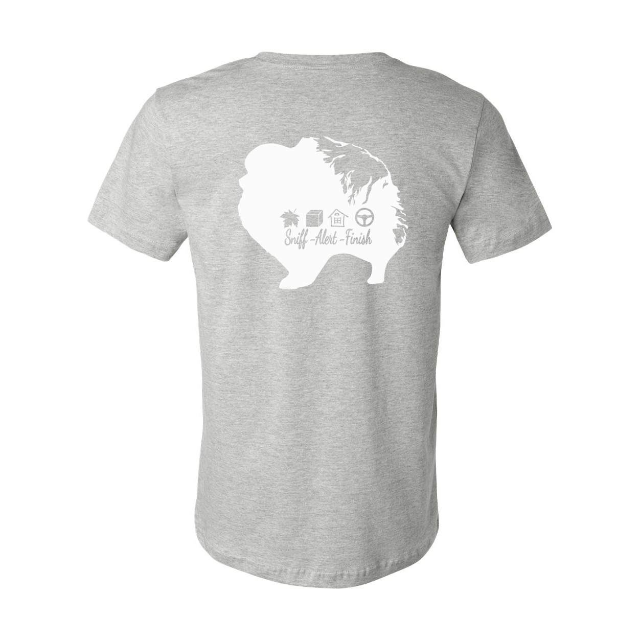 Pomeranian Scent F/B Unisex SS Jersey Tee - WagALotBowWow