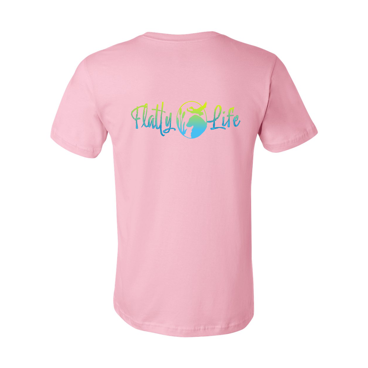 Flatty Life Front/Back Unisex SS Jersey Tee - WagALotBowWow