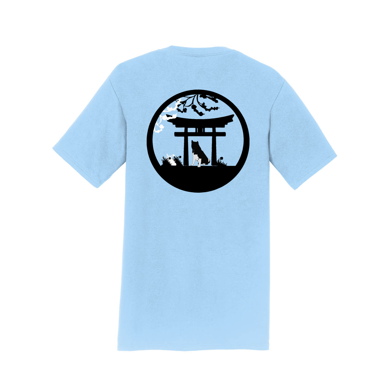 Akita Tree & Gate SS - WagALotBowWow