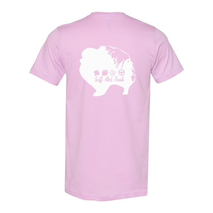 Pomeranian Scent F/B Unisex SS Jersey Tee - WagALotBowWow