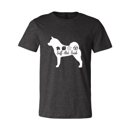 Akita Scent Sniff Unisex SS Jersey Tee - WagALotBowWow