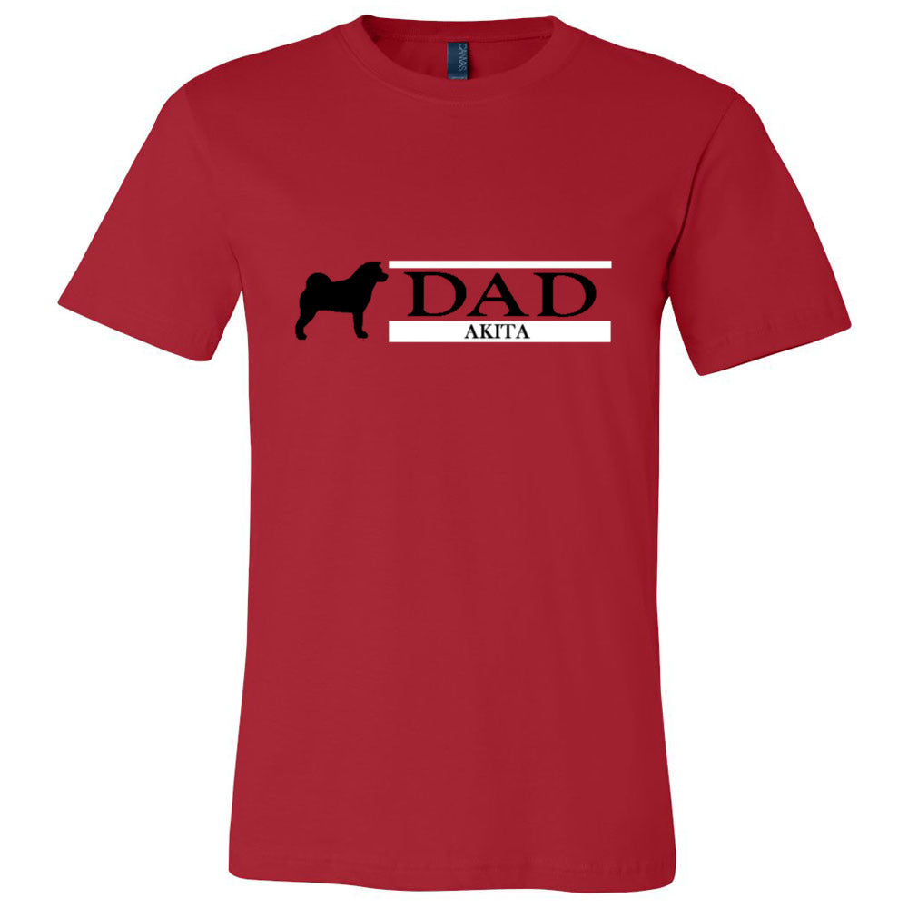 Akita Dad Unisex Short Sleeve Jersey Tee - WagALotBowWow