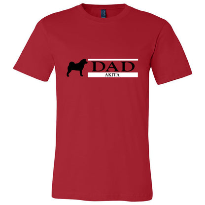 Akita Dad Unisex Short Sleeve Jersey Tee - WagALotBowWow