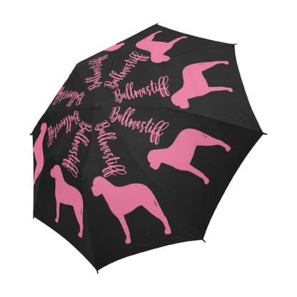 Bullmastiff Umbrella Semi-Automatic Foldable - WagALotBowWow