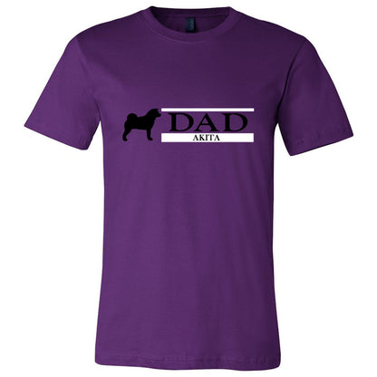 Akita Dad Unisex Short Sleeve Jersey Tee - WagALotBowWow