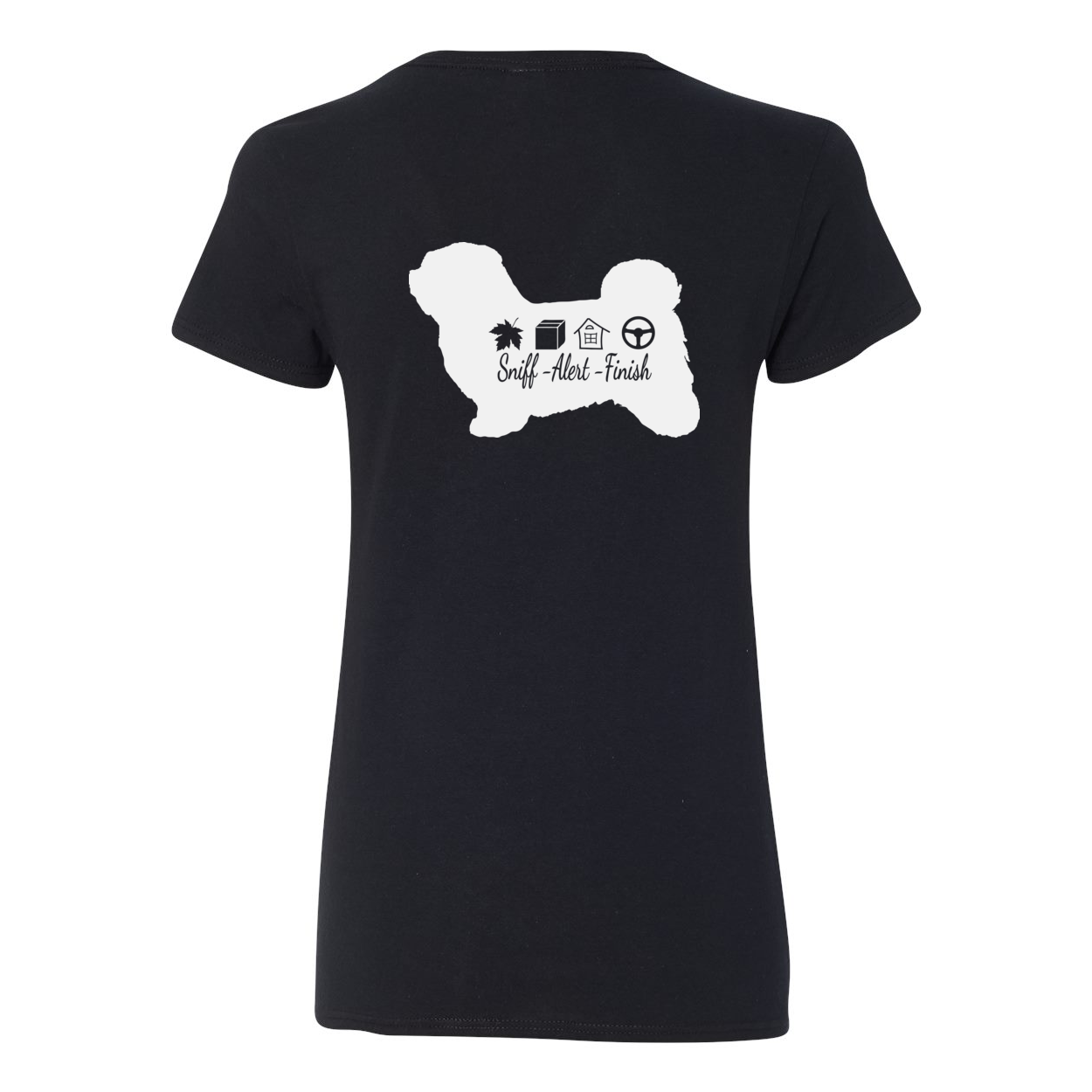 Havanese Scent F/B Women's V-Neck T-Shirt - WagALotBowWow