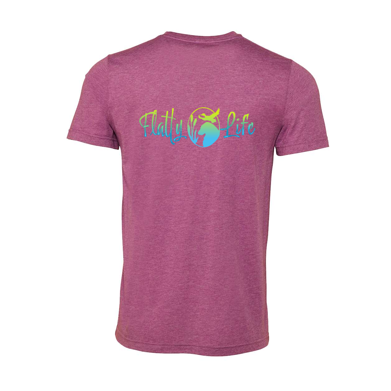 Flatty Life Front/Back Unisex SS Jersey Tee - WagALotBowWow