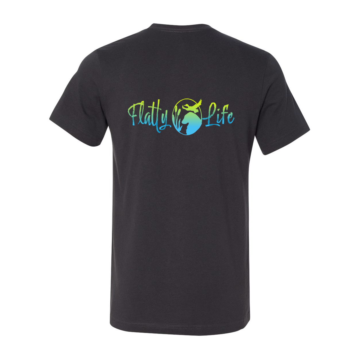 Flatty Life Front/Back Unisex SS Jersey Tee - WagALotBowWow