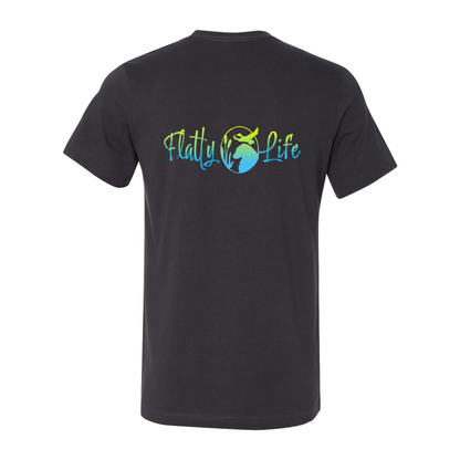 Flatty Life Front/Back Unisex SS Jersey Tee - WagALotBowWow