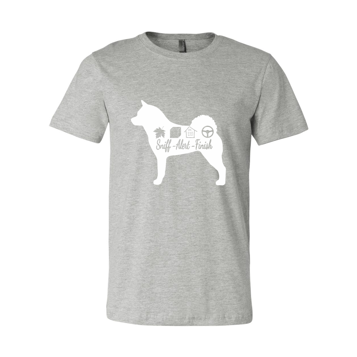 Akita Scent Sniff Unisex SS Jersey Tee - WagALotBowWow