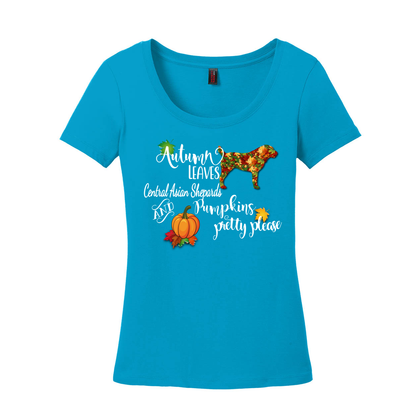 CAS Autumn Scoop Neck Tee - WagALotBowWow