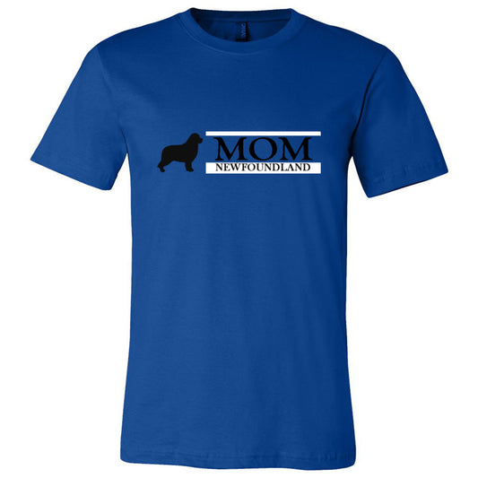 Newfoundland Mom Black Unisex Short Sleeve Jersey Tee - WagALotBowWow
